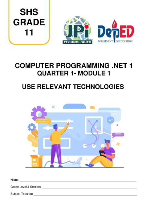 Comprog Slk Q Computer Programming Shs Grade Computer