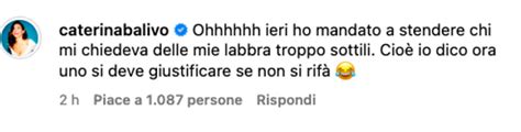 Caterina Balivo Furiosa Contro Chi Le Dice Di Rifarsi La Replica Al