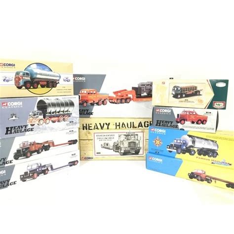 A Collection of Boxed Corgi Classics Including Heavy Haulage... in...