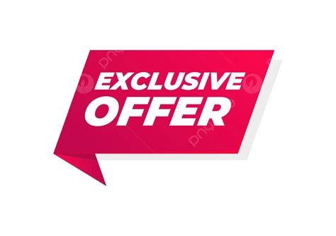 Banner For Exclusive Offer Special Price Sign And Symbol Of Advertising