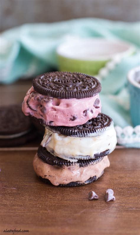 (3-ingredient) Oreo Ice Cream Sandwiches