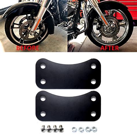 Matte Black Fender Lift Klammern Für Harley 14 18 Touring Road King