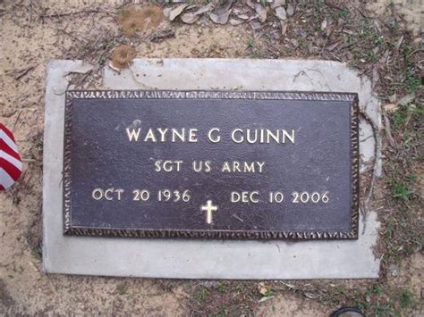 Wayne G Guinn 1936 2006 Find A Grave Memorial