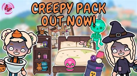 NEW UPDATE CREEPY HALLOWEEN FURNITURE PACK OUT NOW In Toca Life