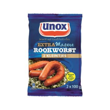 Unox Extra Magere Rookworst Stuks G Bestellen Jumbo