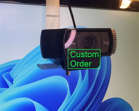 CUSTOM Middle-screen Webcam Support V3 for Thick Monitors, Over Your ...