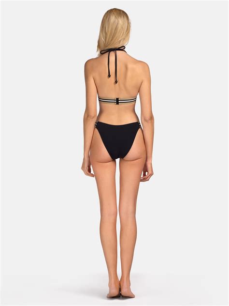 Wygodna góra od bikini w kolorze czarnym wiązana na szyi Sklep Miss Lou