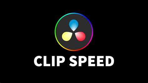 How To Adjust Clip Speed Davinci Resolve 18 Tutorial Youtube