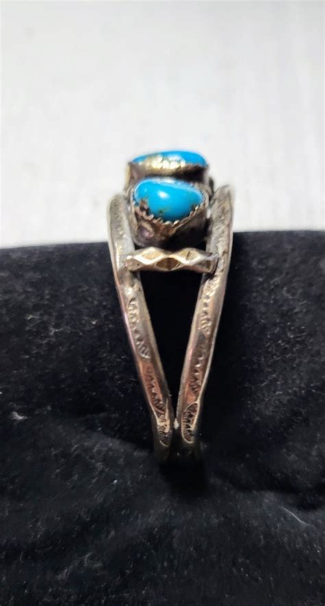 Sterling Silver Kingman Turquoise Cuff Gem