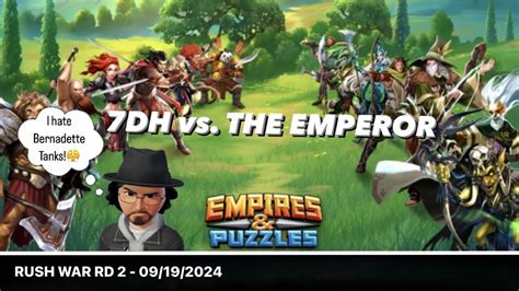 Empires And Puzzles Rush War Rd Dh Vs The Emperor