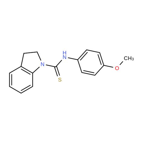 485363 79 9 N 4 Methoxyphenyl 2 3 Dihydro 1H Indole 1 Carbothioamide