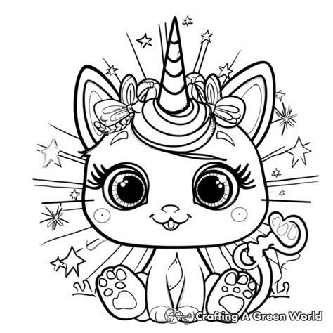 Unicat Coloring Pages Free Printable