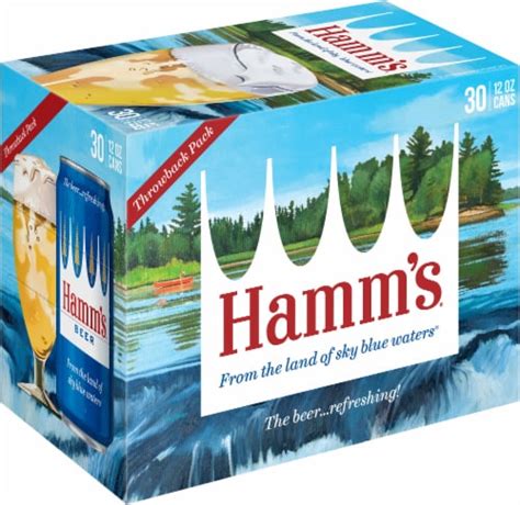 Hamm S American Style Lager Light Beer Cans Fl Oz Kroger