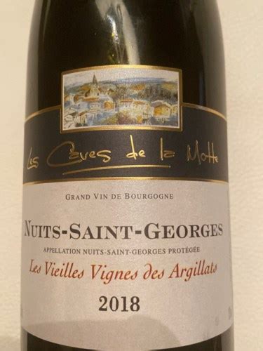 Domaine De La Motte Les Vieilles Vignes Des Argillats Nuits Saint