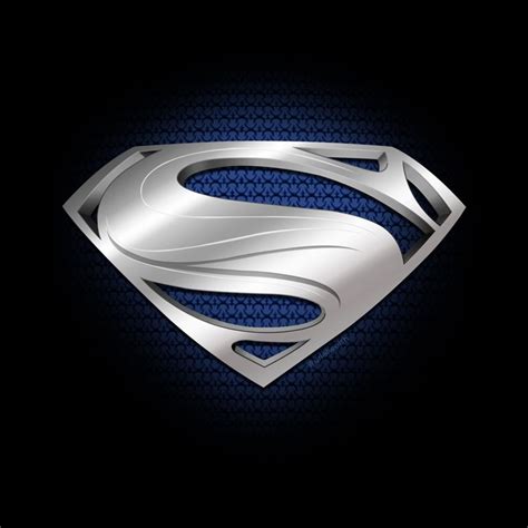 Silver Superman Logo