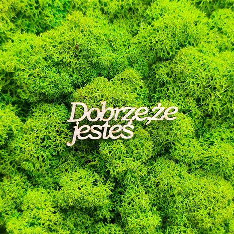 Personalizowany napis "Dobrze że jesteś"