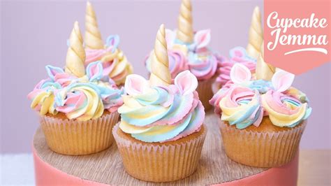 Cute Unicorn Cupcakes With Magic Horns And Ears Cupcake Jemma Youtube