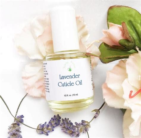 Cuticle Oil Lavender Nail Oil For Natural Nail Care Nail Etsy