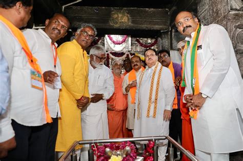 Bjp National President Shri Jp Nadda Offered Prayers At Male