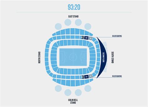 Manchester City match ticket with lounge access at Etihad Stadium ...