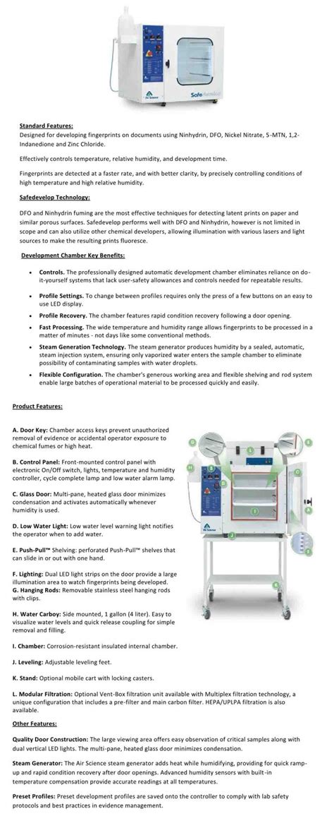 √ Jual DFO and Ninhydrin Fingerprint Development Chamber | Jual Alat Laboratorium ,Services Alat ...