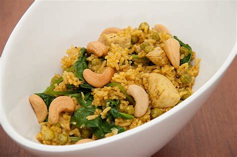 Carolines Blog Indiase Biryani Met Kip Doperwten En Spinazie