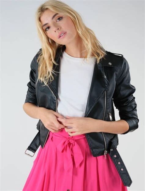 Veste Style Motard Femme