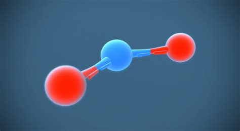 Nitrogen-dioxide (NO₂) - 3D scene - Mozaik Digital Education and Learning