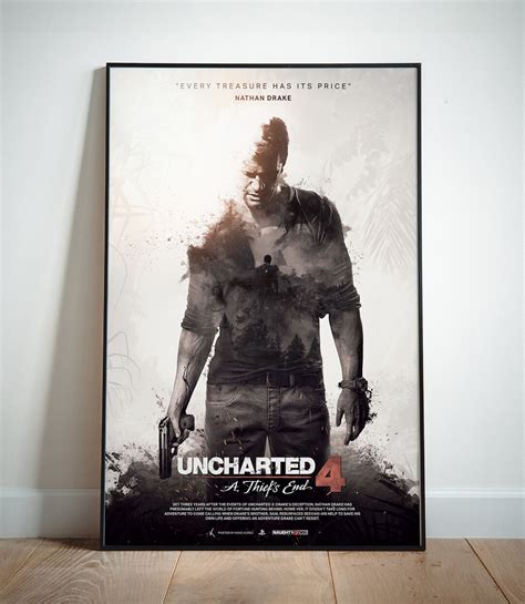 Uncharted Posters Game Posters Canvas Wall Art High Quality Print