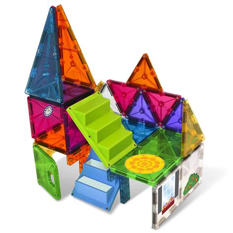 Magna Tiles® House 28 Piece Set Magnetic Building Sets