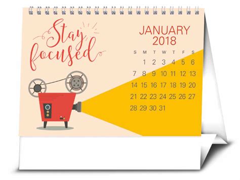 2018 Contemporary Quotes Desk Calendar | 7-1/2" x 6-1/2" Imprinted Tent ...