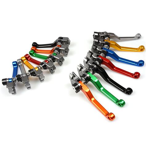 Motorcycle Aluminum Pivot Dirt Bike Brake Clutch Levers For Honda Crf