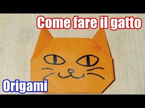 Come Fare Il Gatto Origami L Arte Di Piegare La Carta Youtube