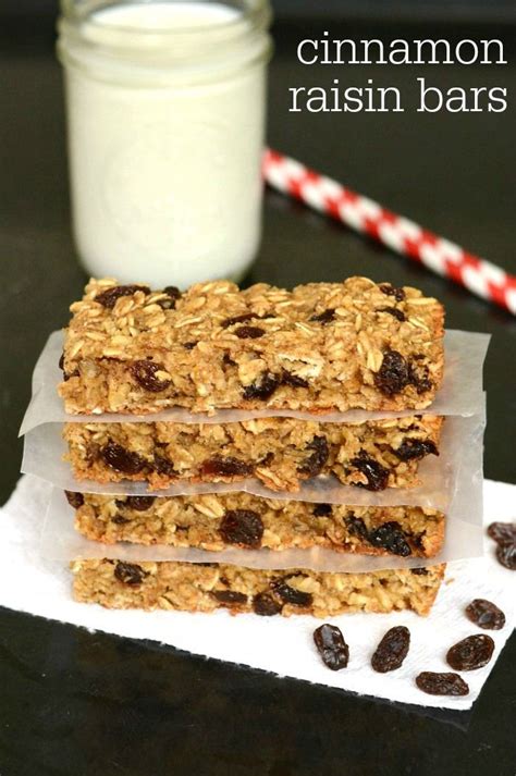 Cinnamon Raisin Snack Bars, a Healthy, Frugal Recipe | Gluten free ...