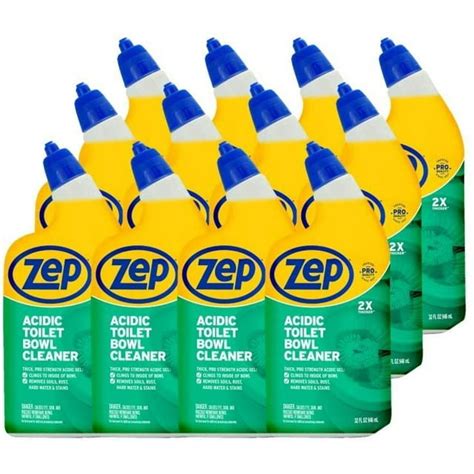 Zep New Acidic Toilet Bowl Cleaner 32 Ounces Zuatbc32 Case Of 12 2x Thicker Than Before Clinging