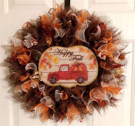 Fall Wreath (Dollar Tree) | Fall decor dollar tree, Fall wreath, Dollar ...