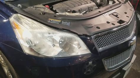 How To Replace Chevy Traverse Hi Beam Headlight The Easy Way Youtube