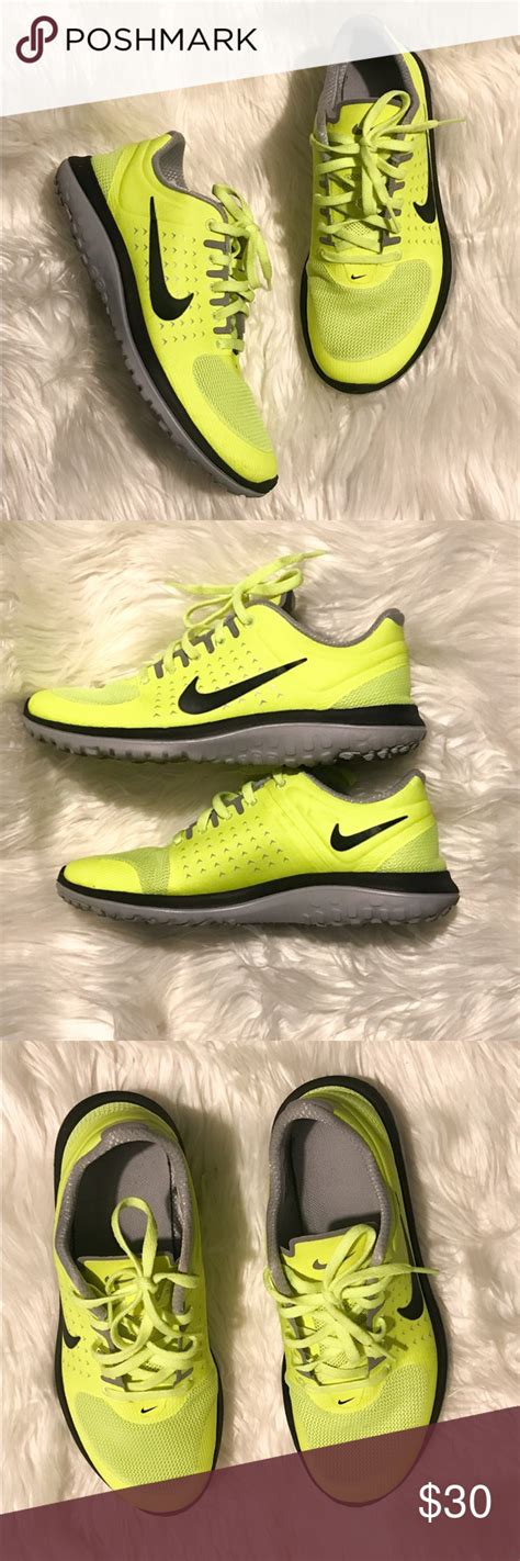 Little Boys Neon Green Nikes Running Shoes 5y Neon Green Nike Nike