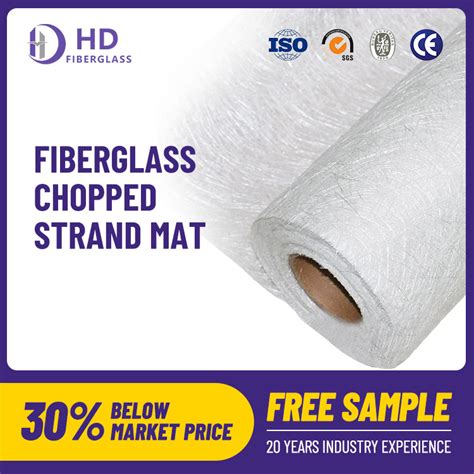 Fiberglass Chopped Strand Mat E Glass 225 300 450 600gsm On Haiding