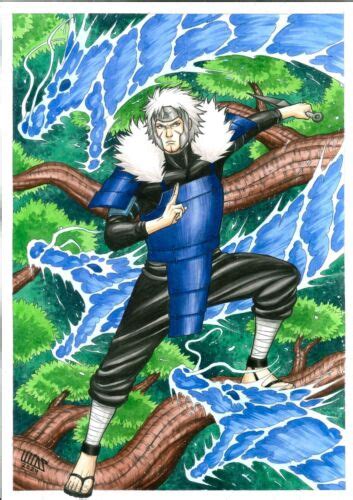 Tobirama Senju Naruto Fantastic Original Pinup Page By Lucas Gomes