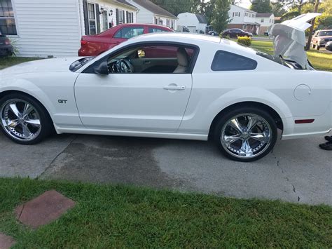 20 Chrome Foose Nitrous Staggered With Rubber