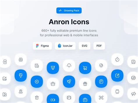 Figma Icons Packs Components Drawn With Vector Network