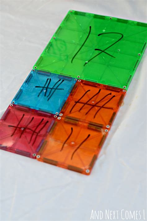 Tally Marks Math with Magna-Tiles | And Next Comes L