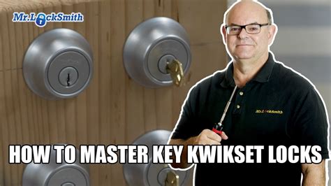 How To Master Key Kwikset Locks Youtube