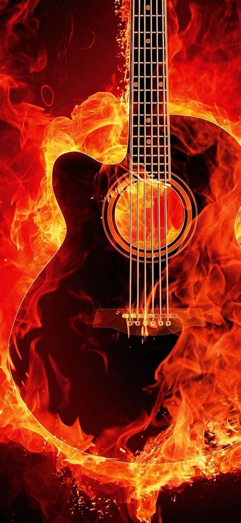 Cool Guitars On Fire Wallpapers 4k HD Cool Guitars On Fire