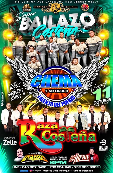 Chema Y Su Grupo Talento Del Pueblo Tickets Boletosexpress