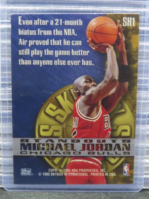 1995 96 Skybox Premium Michael Jordan Hobby Standouts SH1 Bulls EBay