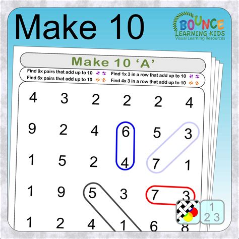 innovative  ten worksheets