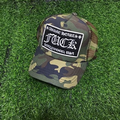 Chromehearts Fuck Trucker Men S Fashion Watches Accessories Caps Hats On Carousell