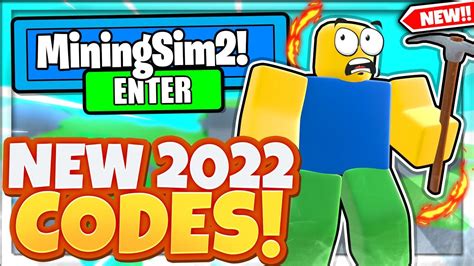 2022 NEW ALL WORKING CODES In Mining Simulator 2 ROBLOX MINING